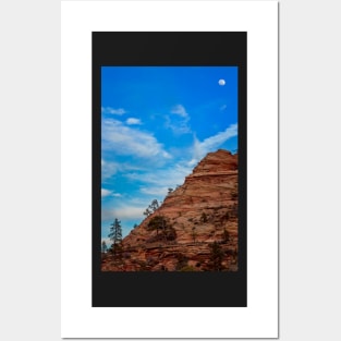 Moon Over Zion Posters and Art